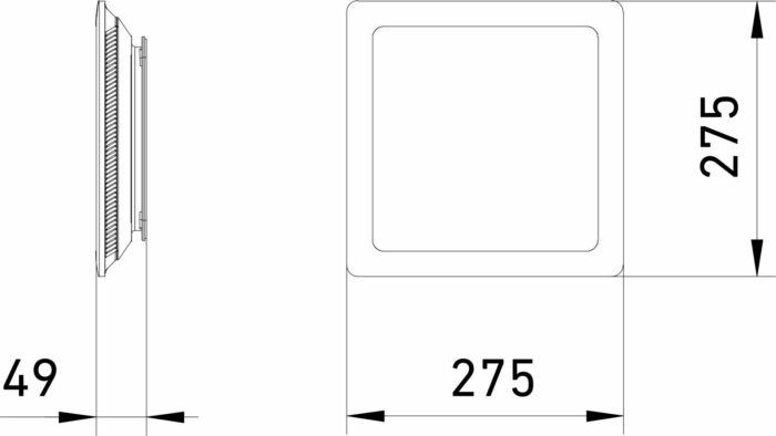 Leaf 1 Außenset anthrazit (DB 703) – Modul 2/3