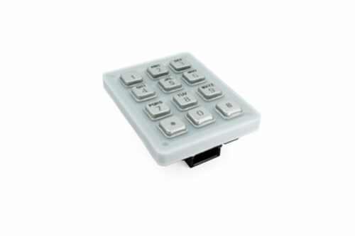 Keypad Modul mit 12x Edelstahl-Tasten, für DoorBird D1101KH Classic,D1101KH Modern, D2101KV, D2101KH, D2101IKH und D2101FPBK