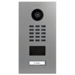 DoorBird IP Video Türstation D2101V - Edelstahl V4A, pulverbeschichtet, seidenmatt, RAL 7044