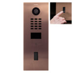 DoorBird IP Video Türstation D2101FV EKEY für Einfamilienhäuser - Edelstahl V2A, gebürstet, PVD Beschichtung mit Bronze-Finish