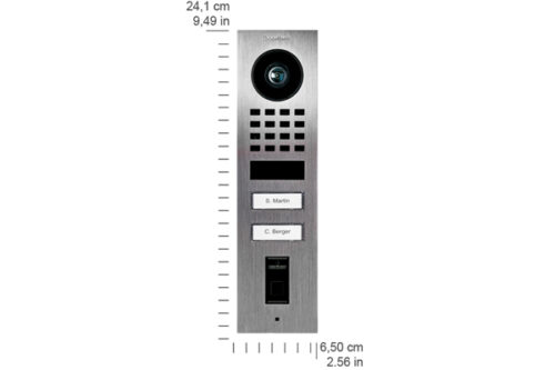 DoorBird IP Video Türstation D1102FV Fingerprint 50 Aufputz