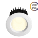 LED-Spot 24V, 10W, 2200K/5700K, CRI90 (Tuneable White, CCT)