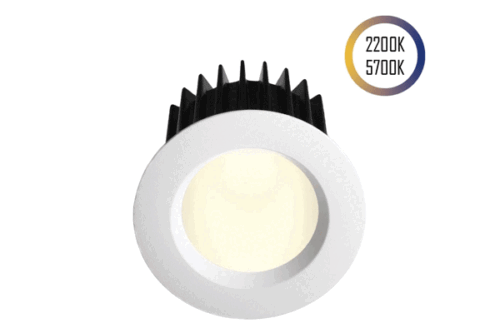 LED-Spot 24V, 10W, 2200K/5700K, CRI90 (Tuneable White, CCT)