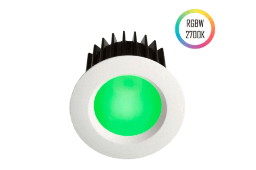 LED-Spot 24V, 10W, RGBW/2700K, CRI90