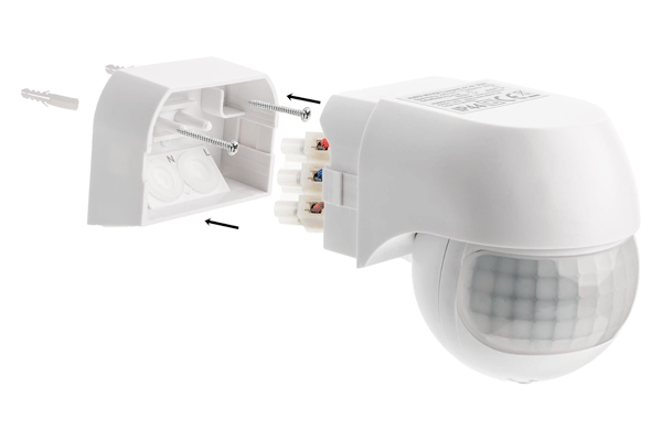 Motion Compact Infrarot Bewegungsmelder 180° IP44 für Loxone