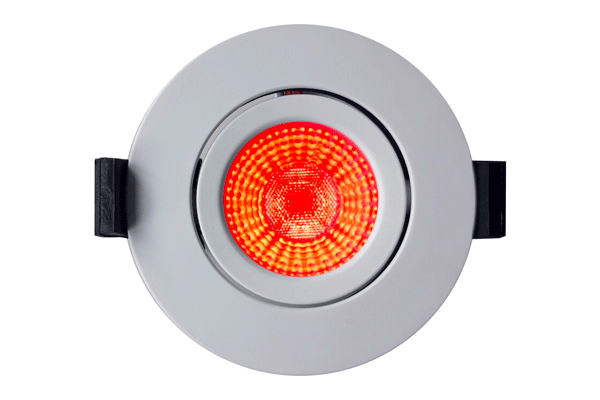 LED-Swing Spot 24V, 5W, RGBW/3000K, CRI90