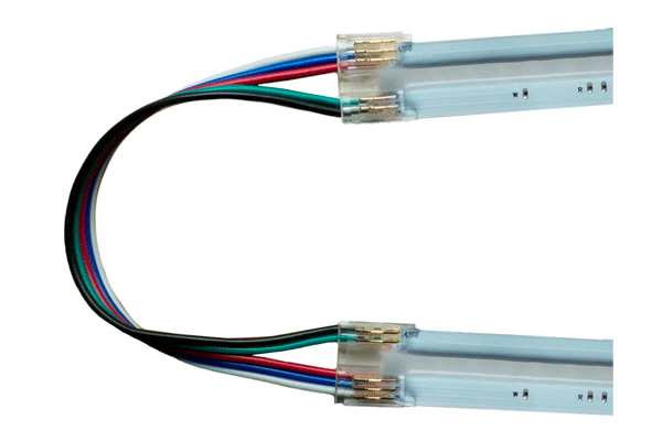 LED Verbinder, 5-polig, 12mm, LED-Kabel-LED, RGBW, COB