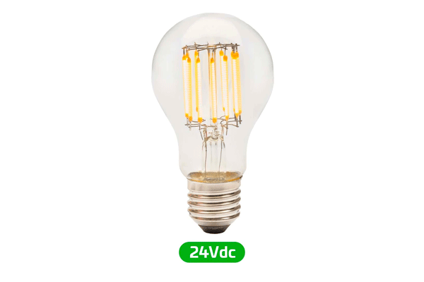 LED-Filament 24V, 8W, 3000K, E27