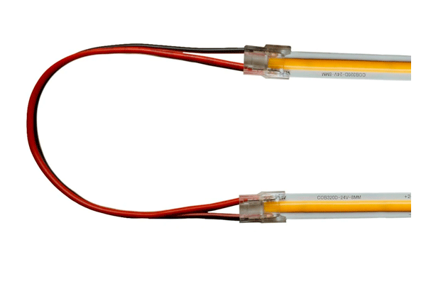 LED Verbinder, 2-polig, 8mm, LED-Kabel-LED, COB