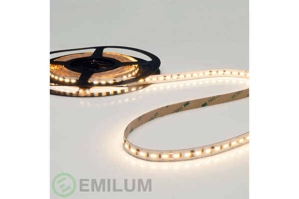 Dim To Warm LED-Stripe 24V, 17W, 3000K-2200K, CRI90, 224LED, IP20, 10mm