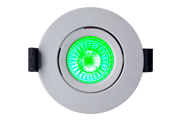 LED-Swing Spot 24V, 5W, RGBW/3000K, CRI90