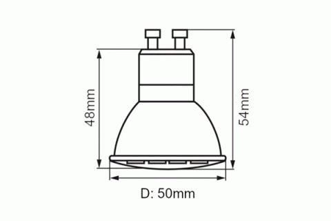 LED-Retrofit-Spot, 24V, 4W, 3000K, GU10