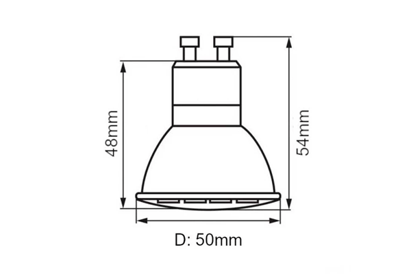LED-Retrofit-Spot, 24V, 4W, 3000K, GU10