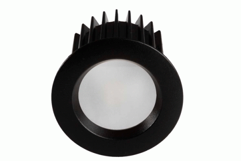 LED-Spot 24V, 10W, 3000K, CRI90 – Schwarz