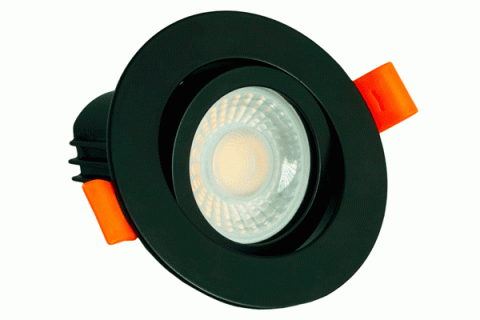 LED-Spot 24V, MR16, 7W, 3000K, CRI90 – Schwarz