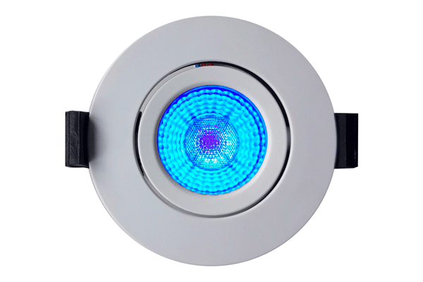 LED-Swing Spot 24V, 5W, RGBW/3000K, CRI90