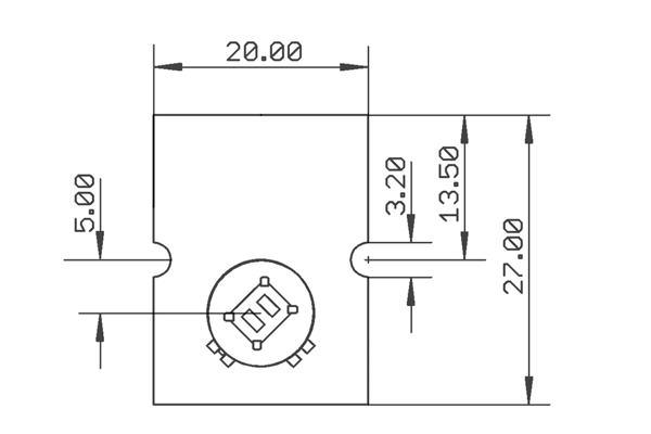 Bewegungsmelder 24V Nano