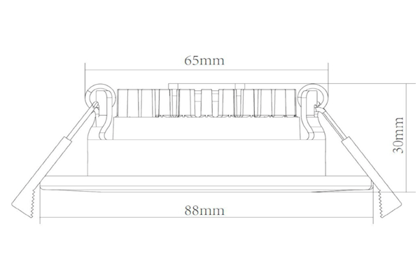 LED-Swing Spot 24V, 5W, Dim to Warm, 3000K-2200K, CRI90