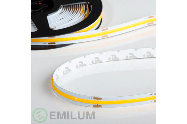 Cut Anywhere COB LED-Stripe 24V, 13W, 2700K, CRI90, 528LED, IP20, 8mm