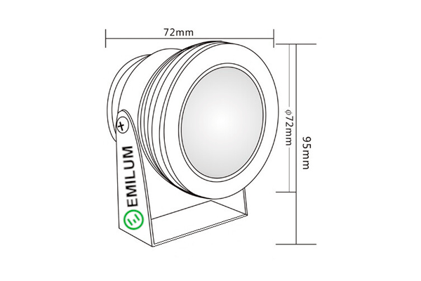 LED-Outdoor-Light 24V, 10W, RGBW/2700K, CRI90