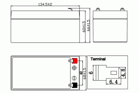 10 Stück Bleiakku 12V 3,2Ah