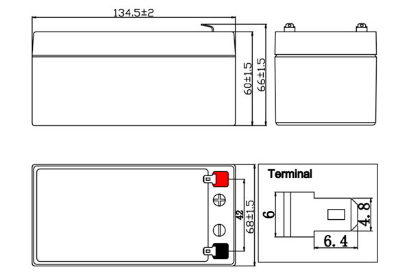 10 Stück Bleiakku 12V 3,2Ah