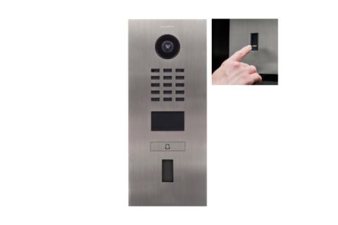 DoorBird IP Video Türstation D2101FV EKEY für Einfamilienhäuser – Edelstahl V2A, gebürstet