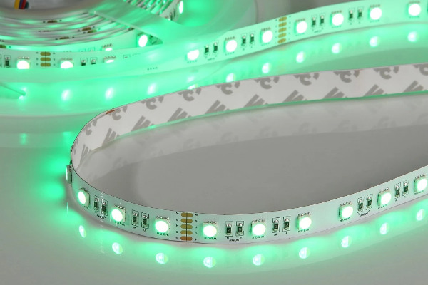 Flex Stripe 24V, 19.2W, RGBW/2700K, CRI90, 60LED, IP20, 12mm