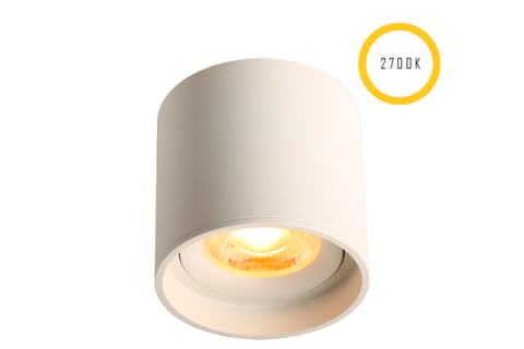 LED Ceiling Spot 24V, 8W, 2700K, CRI90 – Weiß