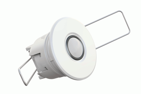 occy® Smart Home 24V Präsenzmelder für Loxone, WAGO, Homematic, Beckhoff, etc. Bewegung Binärausgang, Lichtwert 1-10V. – Weiß