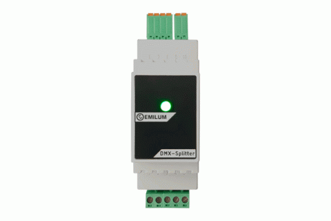 DMX, RS485, 4-Port Splitter (Booster) Unidirektional