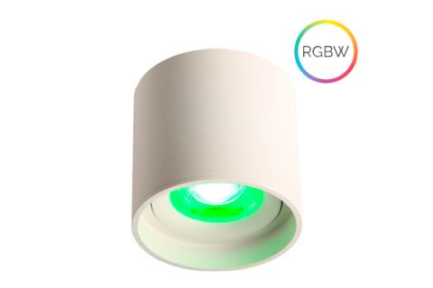 LED Ceiling Spot 24V, 8W, RGBW/2700K, CRI90 – Weiß