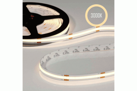 Flex COB-Stripe 24V, 8W, 3000K, CRI90, 320LED, IP20, 8mm