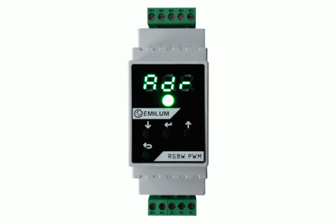 LED-PWM-Dimmer, 4-Kanal, DMX/RDM, 12-24V, 300W (150W @12V)