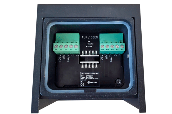LED-Wandleuchte 24V, 8W, RGBW/2700K, CRI90, IP54