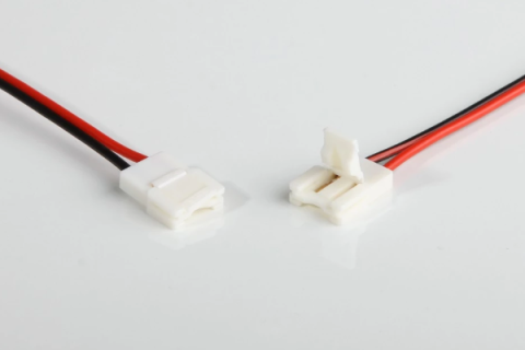 LED Verbinder, 2-polig, 10mm, LED-Anschlusskabel
