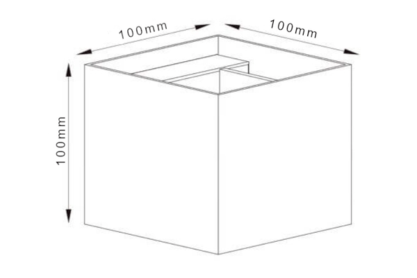 LED-Wandleuchte 24V, 8W, RGBW/2700K, CRI90, IP54