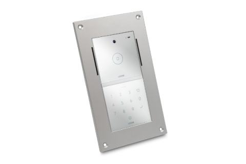 Unterputz Montageset für neue Loxone Intercom – Variante 2X – Hell Eloxiert EV1 / Ohne Namens-Gravur
