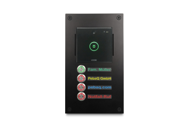 Unterputz Montageset für neue Loxone Intercom – mit 4 Ruftasten(1E-T4)