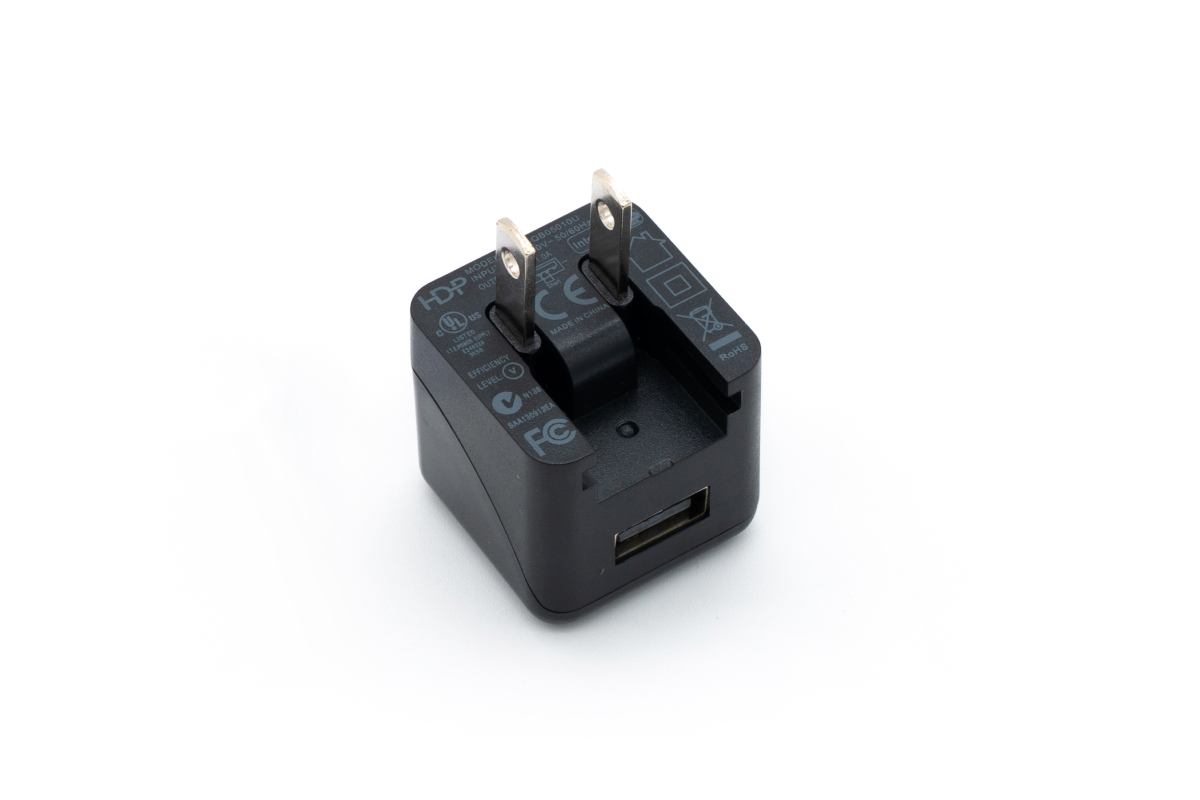 USB Netzteil inkl. Kabel – Schwarz