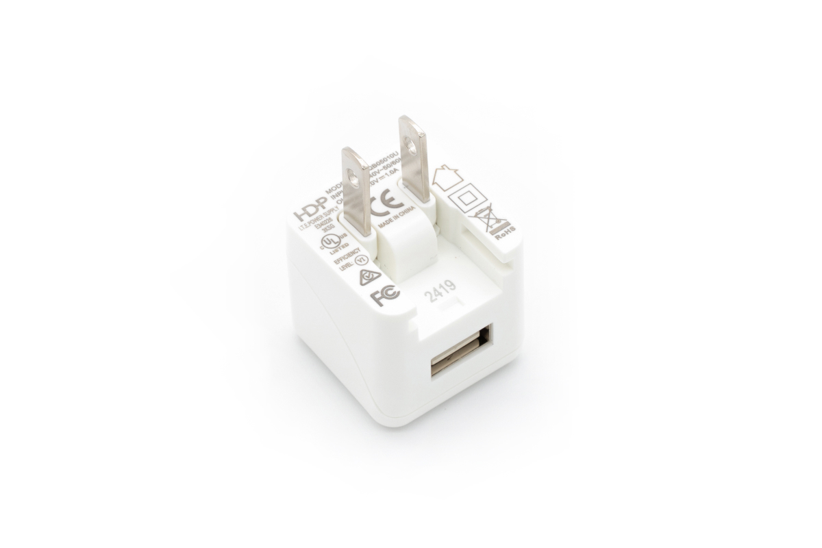 USB Netzteil inkl. Kabel – Weiß