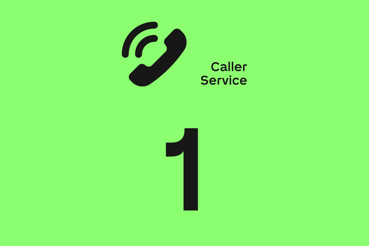 Caller Service 1 Jahr