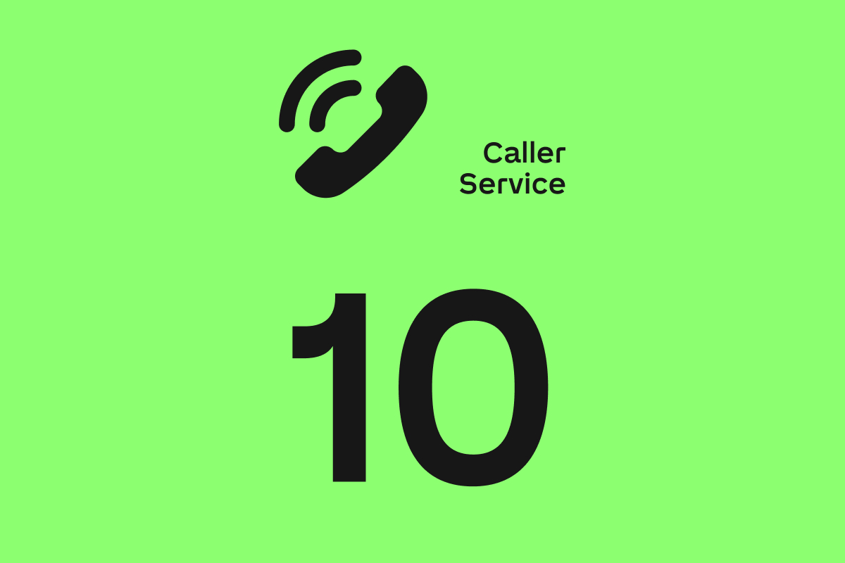 Caller Service 10 Jahre