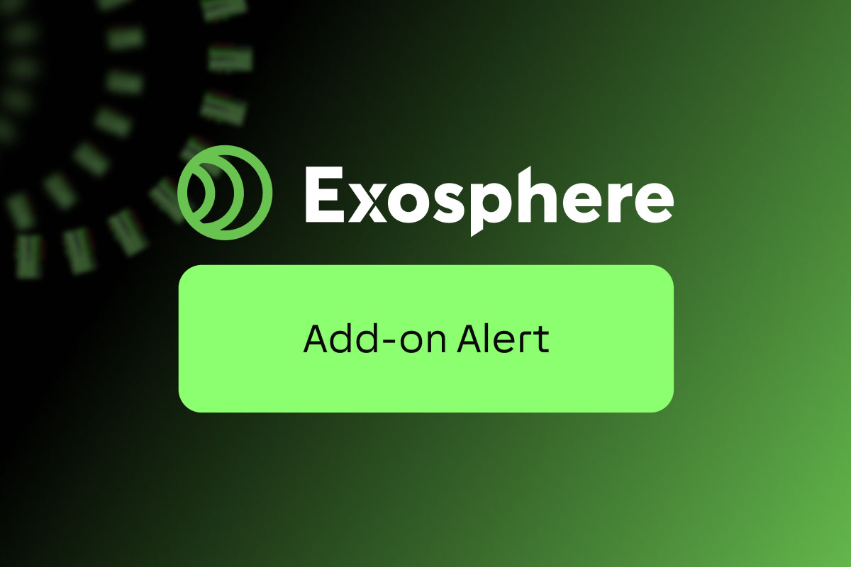 Exosphere Addon Alert (1000 SMS, 1 Jahr)