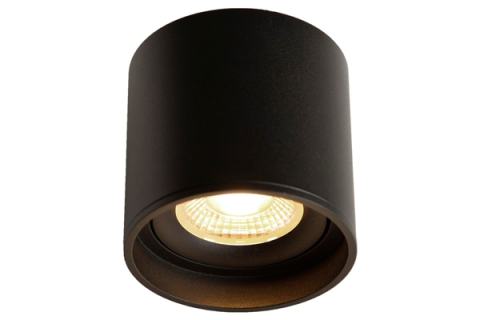 LED Ceiling Spot 24V, 8W, 2700K, CRI90 – Schwarz