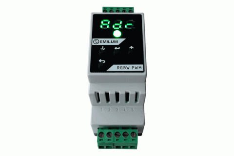 LED-PWM-Dimmer, 4-Kanal, DMX/RDM, 12-24V, 300W (150W @12V)