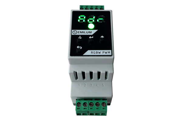LED-PWM-Dimmer, 4-Kanal, DMX/RDM, 12-24V, 300W (150W @12V)