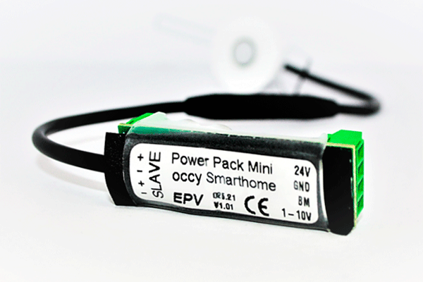 occy® Smart Home 24V Präsenzmelder für Loxone, WAGO, Homematic, Beckhoff, etc. Bewegung Binärausgang, Lichtwert 1-10V.