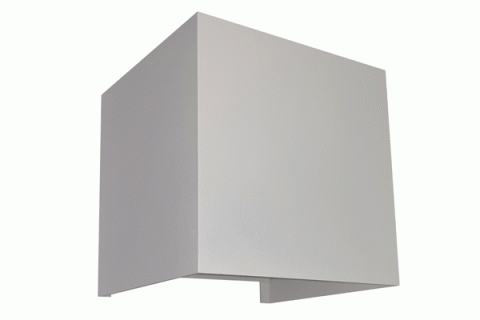 LED-Wandleuchte 24V, 8W, RGBW/2700K, CRI90, IP54 – Weiß
