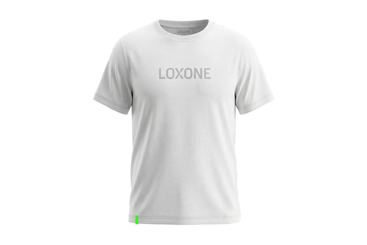 LOXONE T-Shirt Herren Corporate Weiß